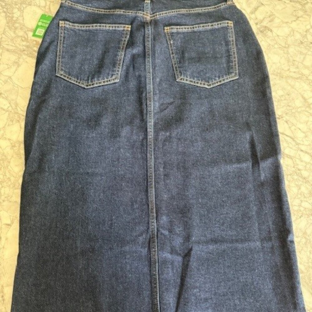 NWT GAP Icon Midi Denim Pencil Skirt Size 8 (29) - Picture 2 of 3